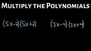 Learn How to Multiply Binomials using the Difference of Squares Formula