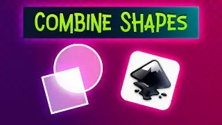 How to Combine Shapes? Boolean Operations in Inkscape 1.3 Tutorial