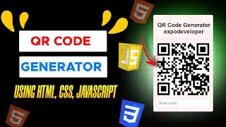 Professional QR Code Generator with HTML, CSS & JavaScript - Step-by-Step Tutorial! in 8 min.