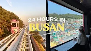 24 HOURS IN BUSAN ✨ | cute cafes, gamcheon village, & haeundae sky capsules!