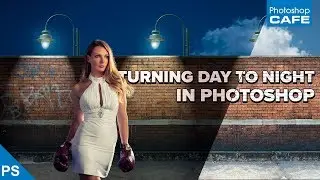 Turn DAY to NIGHT - LIGHTING a photo in PHOTOSHOP