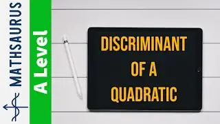 Discriminant of a quadratic