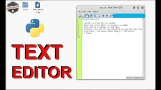 Python3 Project : GUI Text Editor Using Tkinter File Handling