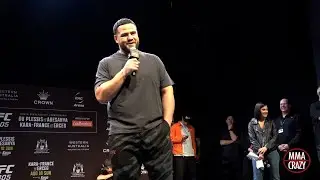 Tai Tuivasa reveals favourite shoe to do a shoey out of UFC 305 Q&A