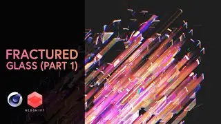 Cinema 4D & Redshift - Create Fractured Glass (Part 1)