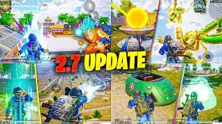 BGMI/PUBG 2.7 UPDATE | TOP 10+ New FEATURES || BGMI 2.7 UPDATE | PUBG mobile 2.7 UPDATE