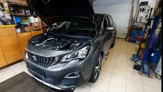 Peugeot 3008 Allure.  Подробный обзор о ТО после покупки с заменой ГРМ + цепь распредвалов. Псков.