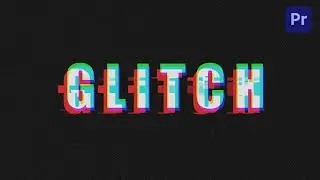 EASIEST GLITCH TEXT EFFECT IN PREMIERE PRO -2023