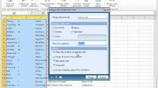 Merge cells in Excel without losing data