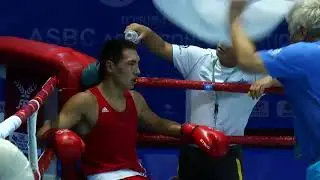 Bektemir Melikuziev (UZB) vs. Janibek Alimkhanuly (KAZ) Asian Championships 2015 QF's (75kg)
