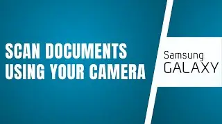 How To Scan Documents Using Your CAMERA On Samsung Galaxy (A14/A24/A34/A54)