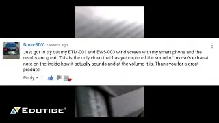 What a Mustang Sounds Like Using a Smart Phone and the ETM-001