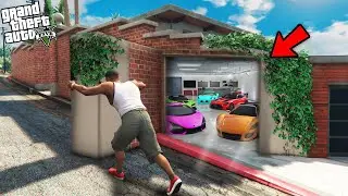 GTA 5 : Franklin Open A New Secret Garage Door Inside His House GTA 5 !