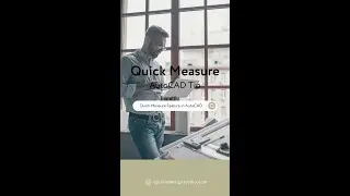 How to Use The Quick Measure Feature in AutoCAD? #short #AutoCad