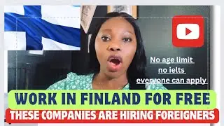 WORK IN FINLAND -FREE SPONSORSHIP JOBS FOR UNSKILLED & SKILLED// APPLY NOW! MOVE WITH FAMILY 2024-25