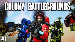 Space Engineers - Colony BATTLEGROUNDS - Ep #1 - TOTAL Destruction!