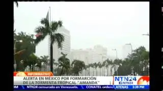 Tormenta Amanda provocará lluvias fuertes en Jalisco, colima y Michoacán, México