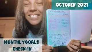 Monthly Goals Check-In/Goal-Setting (October 2021)