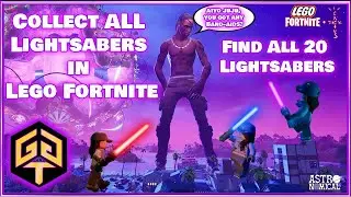 Lego Fortnite Collect All Lightsabers Star Wars Rebel Outpost Level 6 for Captain Bravara Quest