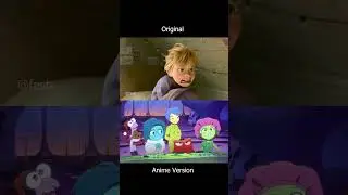 Inside Out 2 Original vs Anime (Inside Out Animation)