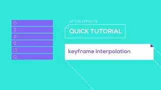 Keyframe Interpolation in After Effects