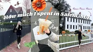 What I spent in Salem in a day & Vlog 🎃🕸🍂