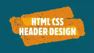 BEST Way to Build a Header With!{HTML,CSS}