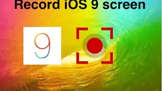 Record iOS 6-9 screen with audio (using computer PC or MAC)