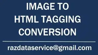 image to html tagging conversion