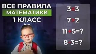 Учимся дома. Математика 1 класс: вся программа в одном выпуске