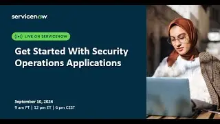 Get Started With Security Operations Applications