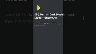 NOTION Dark Mode and Light Mode Shortcuts! 💡