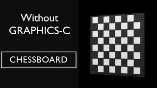 How to draw CHESSBOARD without using Graphics in C | Creative Coding - ASCII