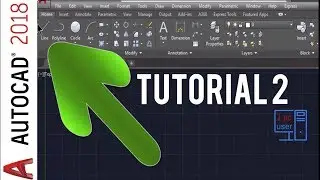 Autocad 2018 line command tutorial - how to draw a line in autocad using coordinates