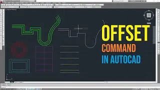 How to Use OFFSET | AutoCAD Tutorials for beginners