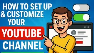 How to Set Up & Customize Your YouTube Channel (2025 Beginner Guide!)
