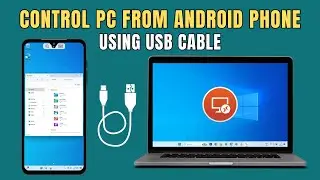 Control Windows PC from Android Phone via USB