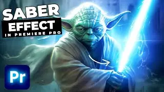 How To Create A LIGHTSABER Effect In Premiere Pro