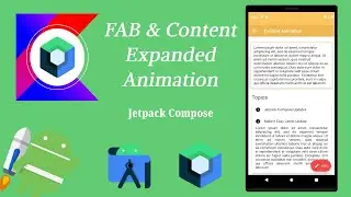 How to Implement Content Expanded Animation in Jetpack Compose | Android | Kotlin | Make it Easy