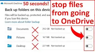 How do I stop files from going to OneDrive 2024