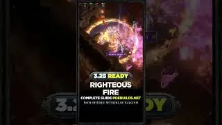 [POE 3.25] RIGHTEOUS FIRE CHIEFTAIN - POE BUILDS #shorts #pathofexile #poebuilds #poe