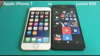 Apple iPhone 7 vs Microsoft Lumia 950 In Depth Comparison