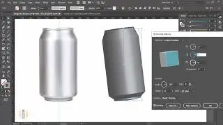 3d can in illustrtor#3d #illustrator