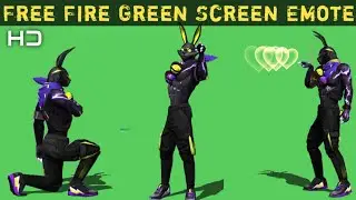 Free Fire Bunny Green Screen Emote | FF Green Screen Video No Copyright Issue @No_Rules_YT_