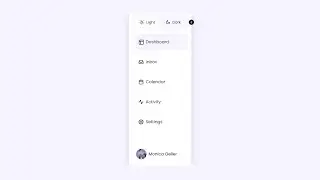 Sidebar Menu Interaction Using Html Css Only