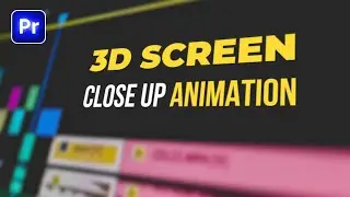 3D Screen Close Up Animation Pack For Premiere Pro