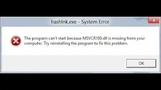 How To Fix msvcr100.dll Missing Error Windows #MSCVR100.dll