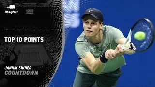 Jannik Sinner Top 10 Points | 2024 US Open