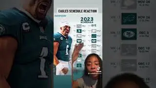 PHILADELPHIA EAGLES 2023 NFL SCHEDULE RELEASE REACTION