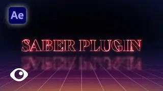 Neon Glow Text Animation with Saber Plugin - Stranger Things Inspired - Adobe After Effects Tutorial